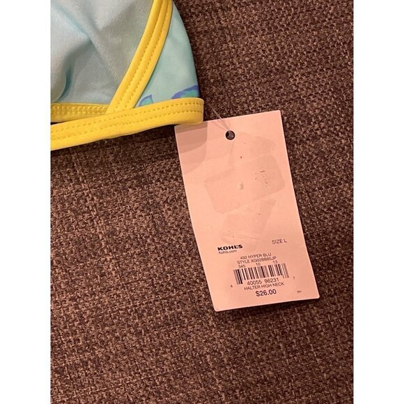 So NWT String Bikini Halter Top Sz L Juniors - Picture 6 of 6